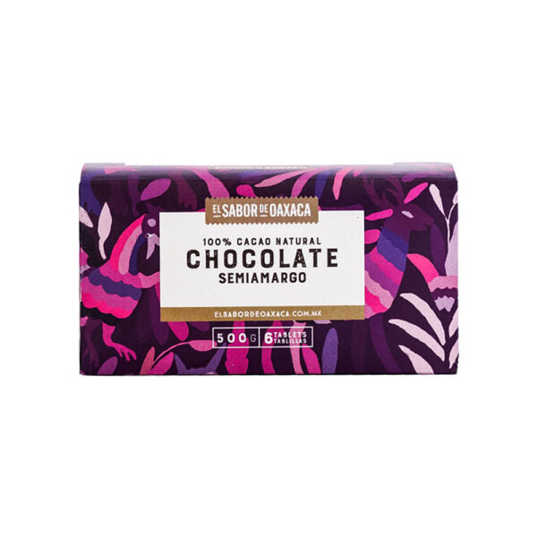 Chocolate natural de dulce medio